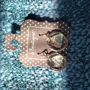 b.Boutique Sea  Light Blue Sea Glass Earrings